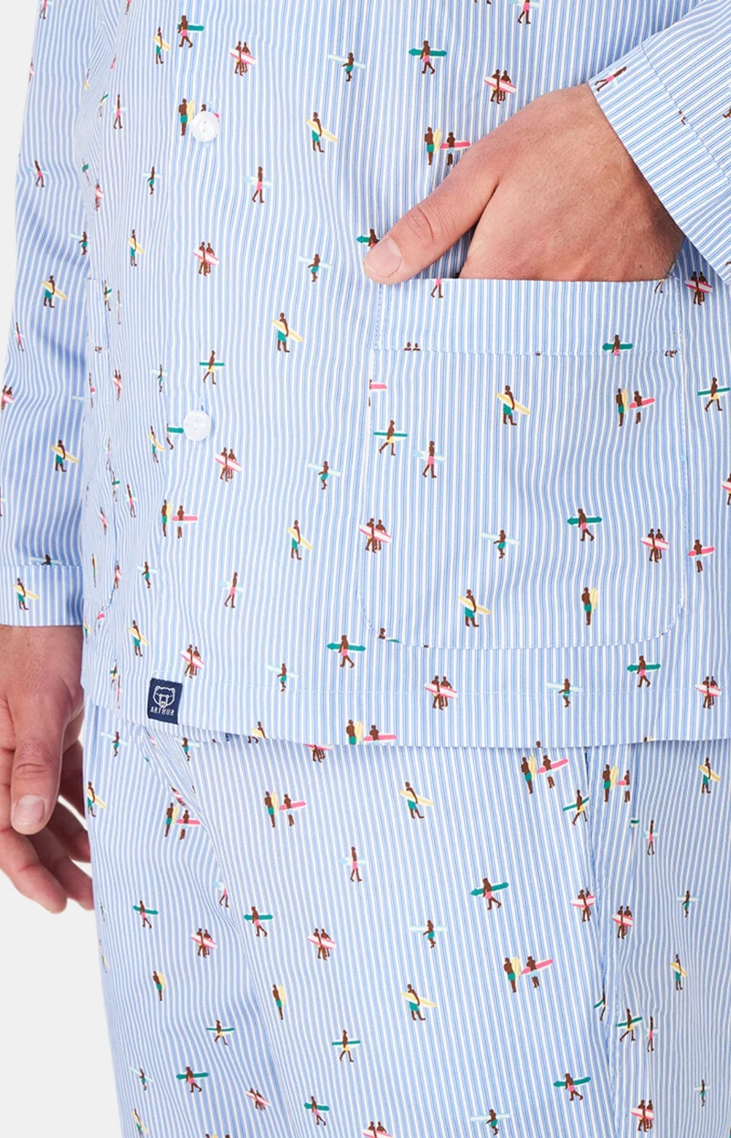 Pyjama boutonné - Surf
