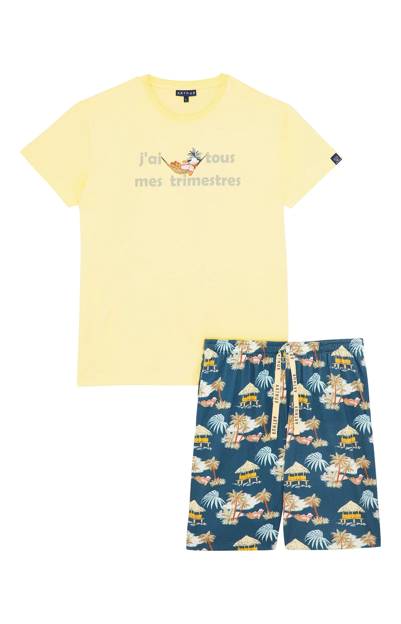 Pyjashort - Teddy sur Hamac