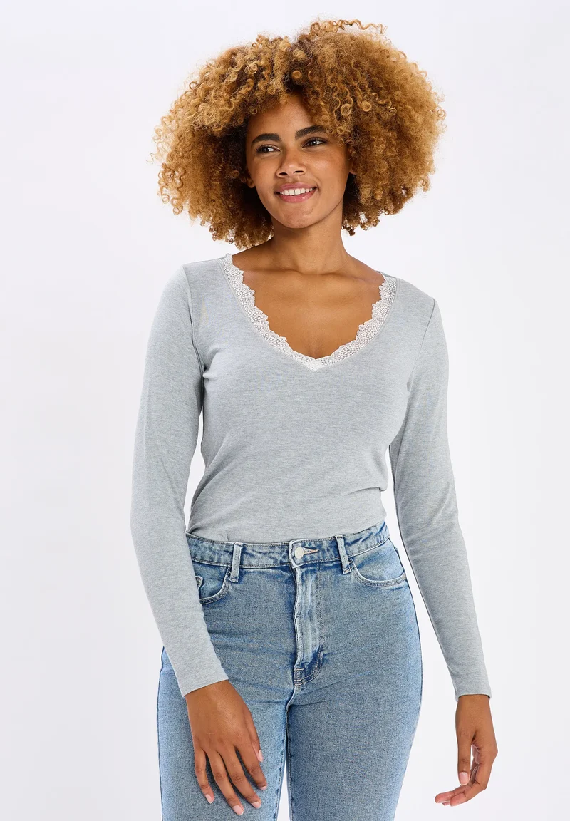 T-shirt Thermique Manches Longues Warm Gris