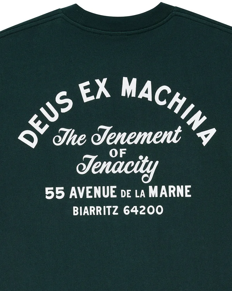 Deus Ex Machina Biarritz Sign Tee Racing Green