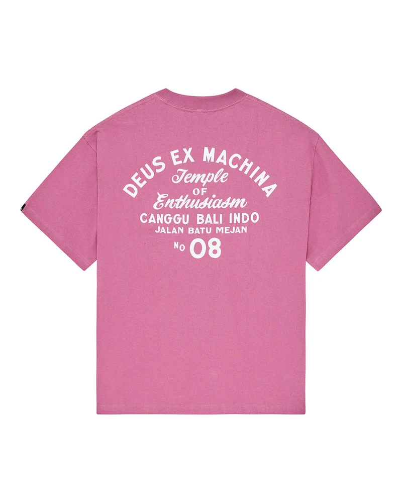 Deus Ex Machina Canggu Sign Tee Red Violet