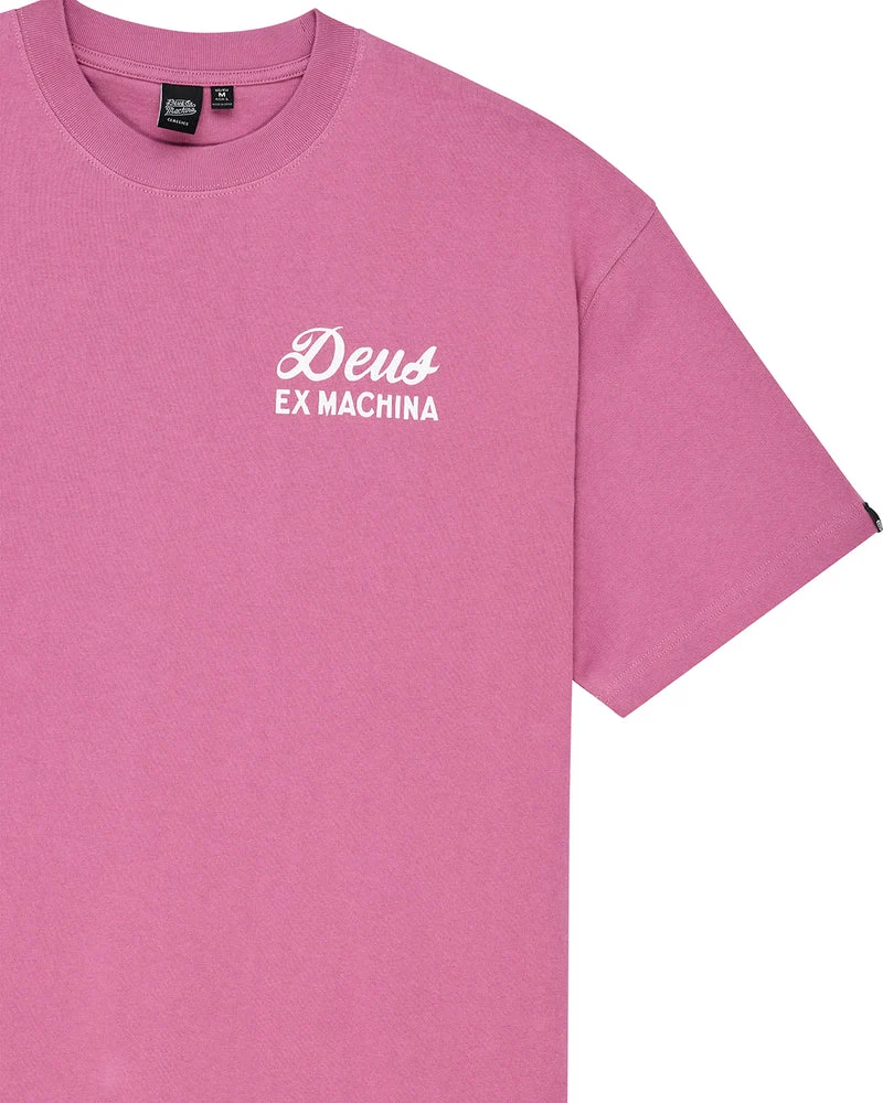 Deus Ex Machina Canggu Sign Tee Red Violet