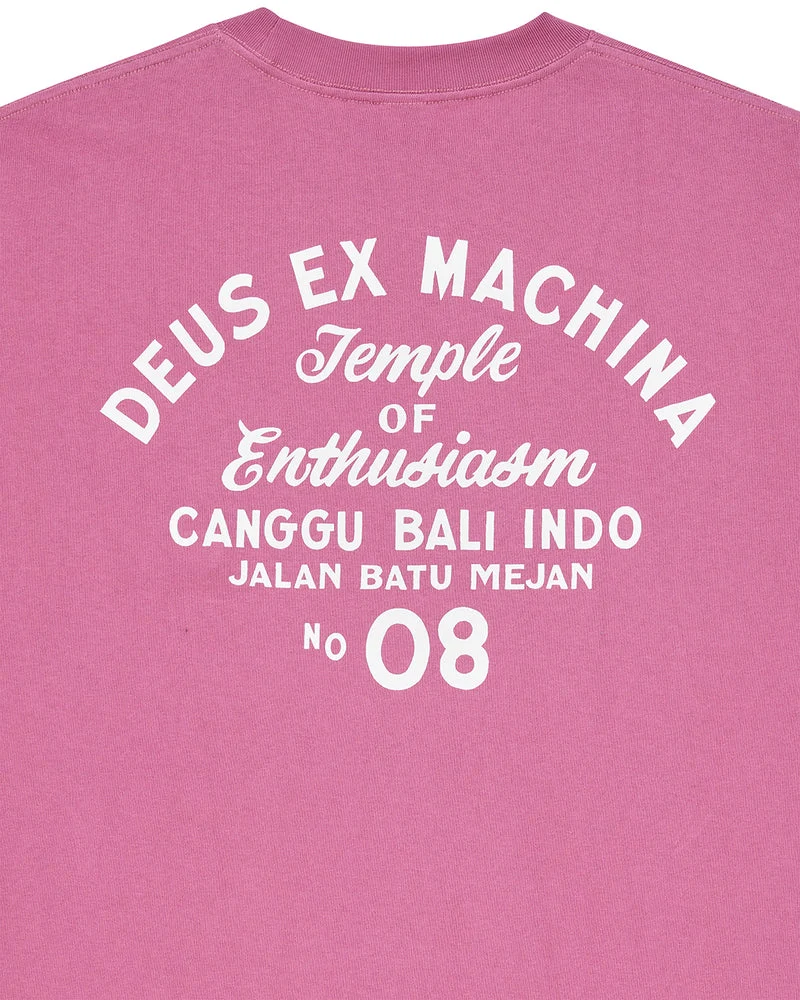 Deus Ex Machina Canggu Sign Tee Red Violet