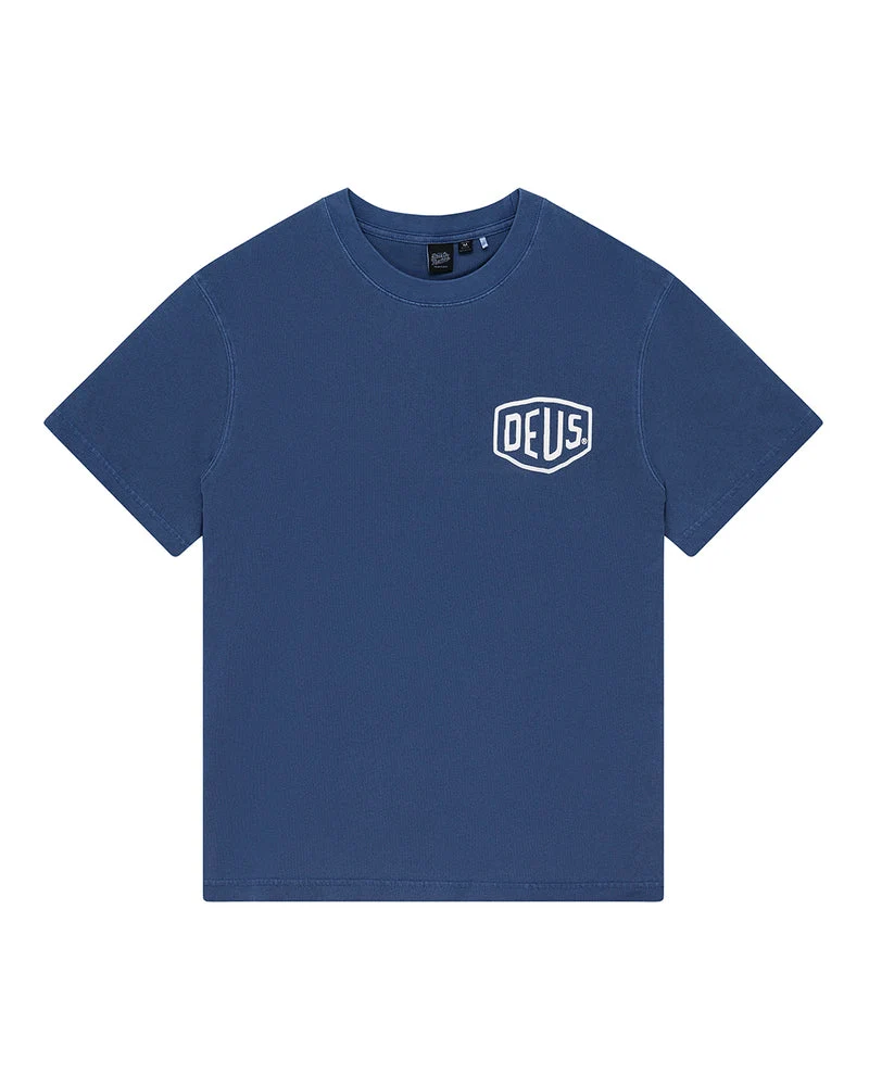 Deus Ex Machina Shield Gd Tee Mechanic Blue