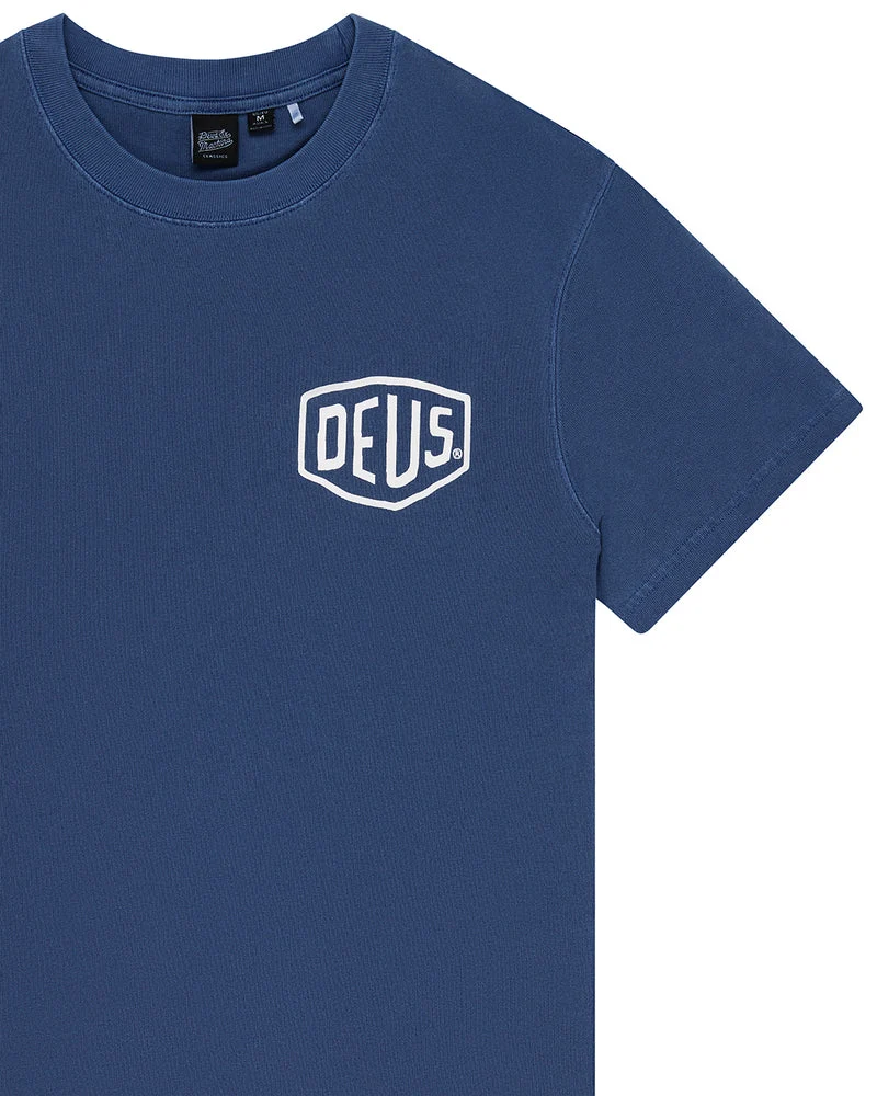 Deus Ex Machina Shield Gd Tee Mechanic Blue