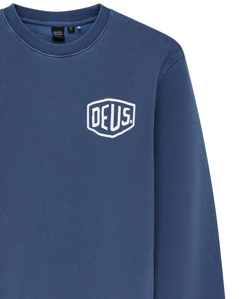 Deus Ex Machina Shield Gd Crew Mechanic Blue