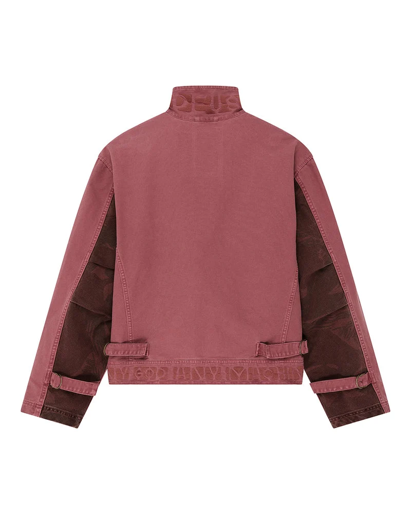 Deus Ex Machina Common State Jacket Overdyed Red