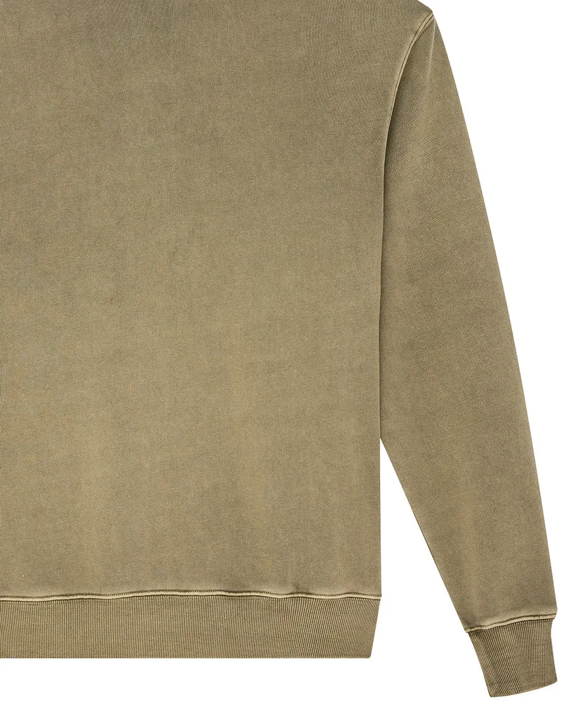 Deus Ex Machina Shield Gd Zip Hoodie Olive Green