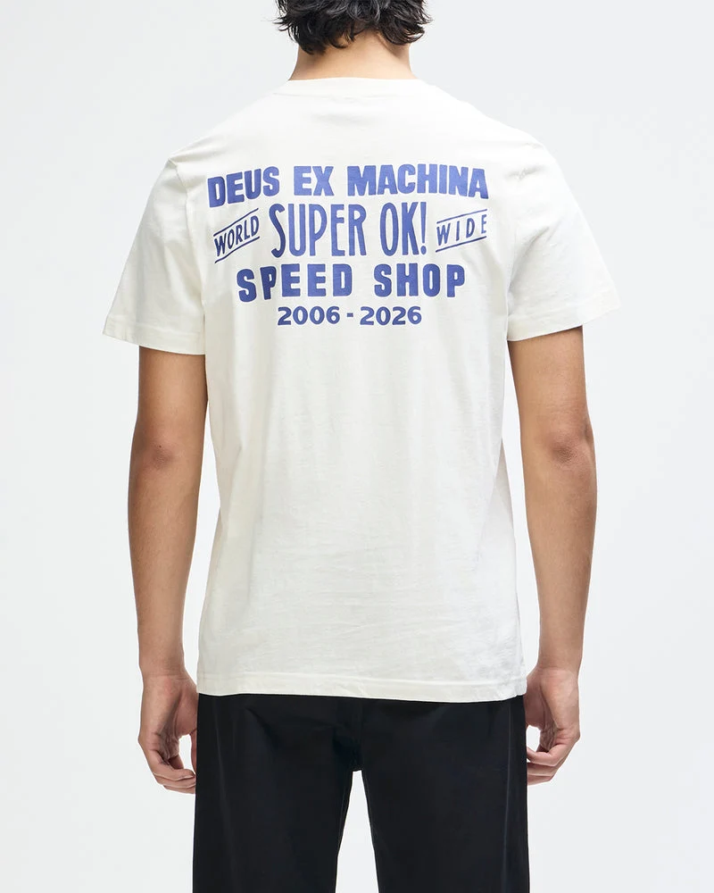 Deus Ex Machina Mudflap Tee Vintage White