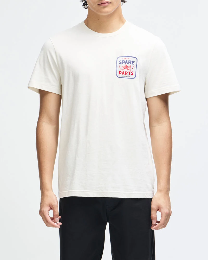 Deus Ex Machina Mudflap Tee Vintage White
