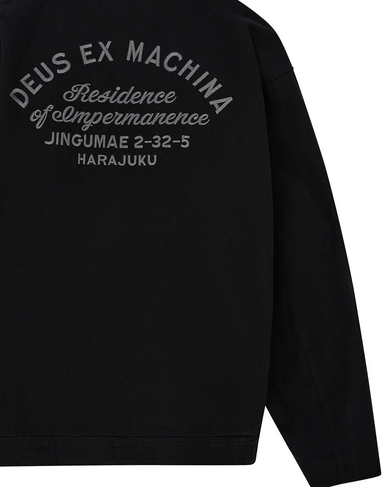 Deus Ex Machina Harajuku Hooded Jacket Black