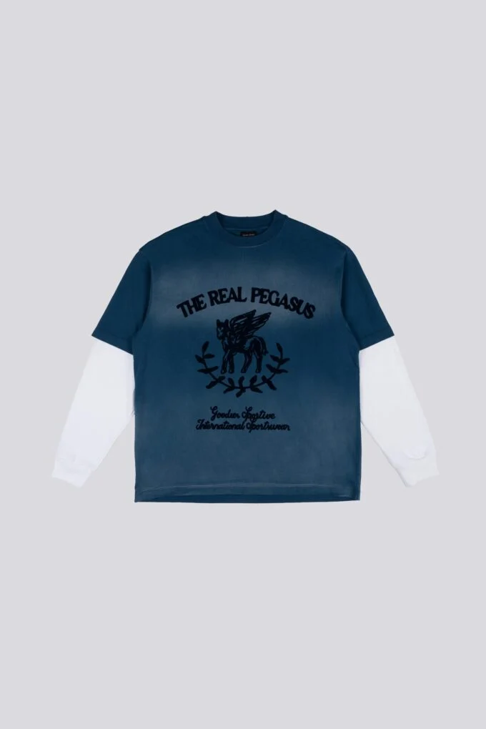 Goodies Sportive Real Pegasus Long Sleeve Blue