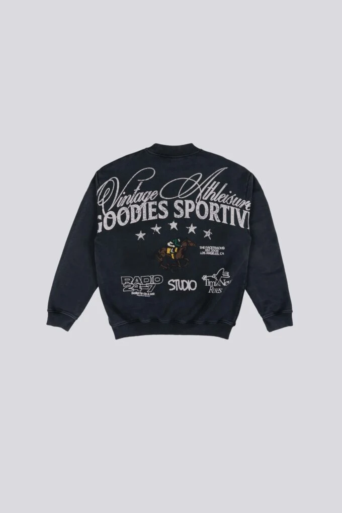 Goodies Sportive Radio 24:7 Crewneck Black