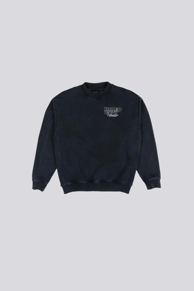 Goodies Sportive Radio 24:7 Crewneck Black