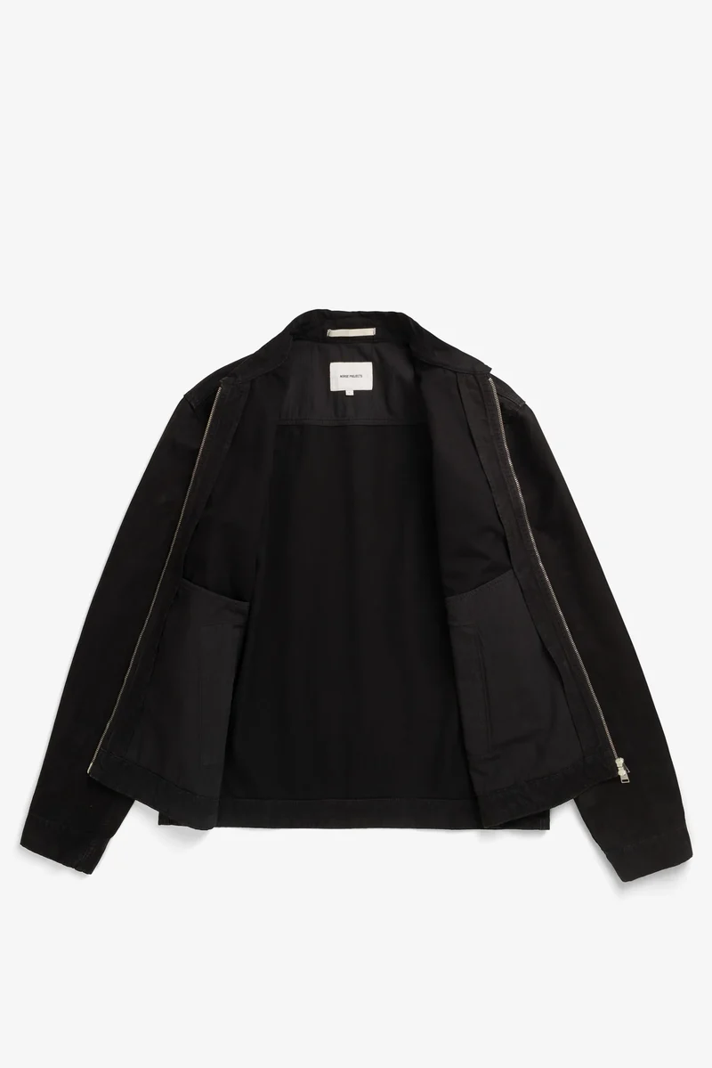 Norse Projects - Raabjerg canvas jacket - Black