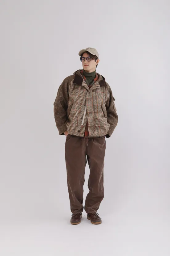 H.UNIT - Harris Tweed - Brown
