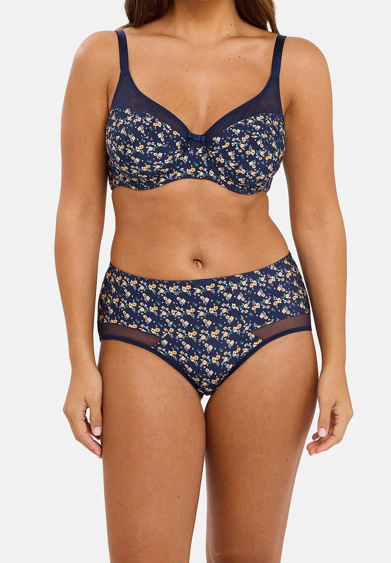 Shorty Complice Imprimé Liberty Bleu Marine