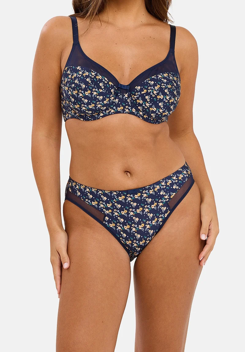 Slip Complice Imprimé Liberty Bleu Marine