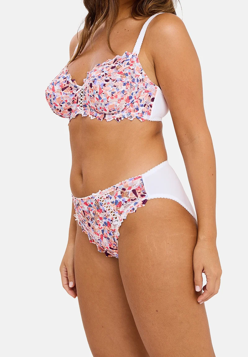 Slip Arum Mosaïc Imprimé Minéraux Multico