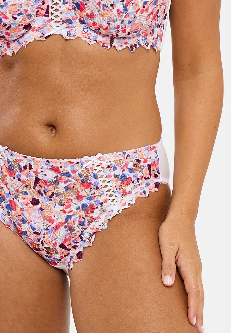 Slip Arum Mosaïc Imprimé Minéraux Multico