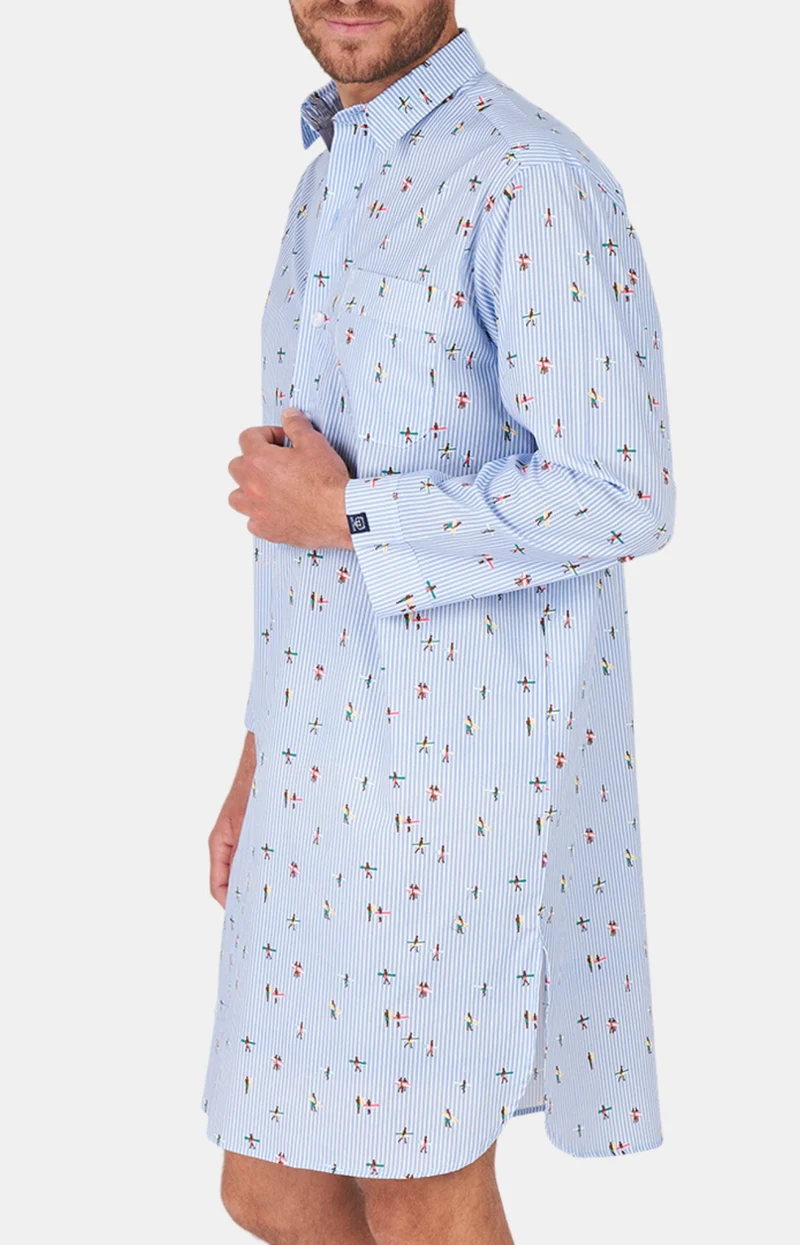 Chemise Grand-Père - Surf