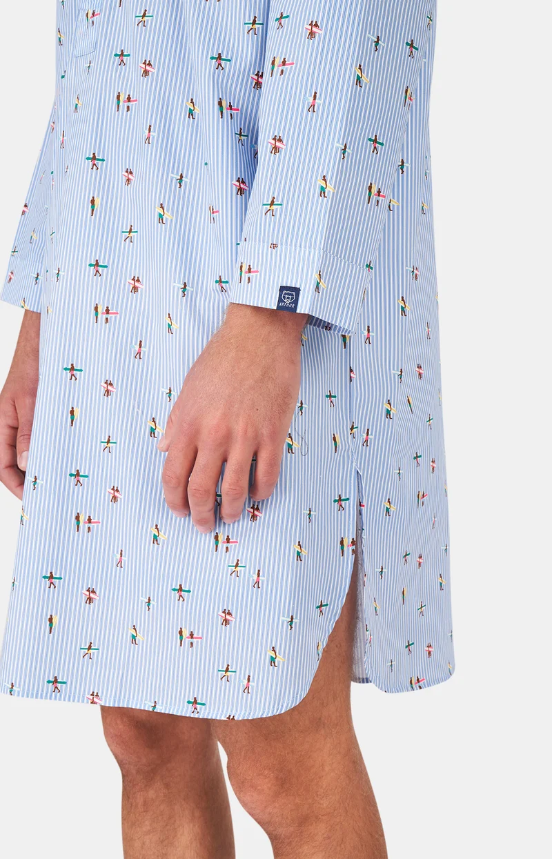 Chemise Grand-Père - Surf