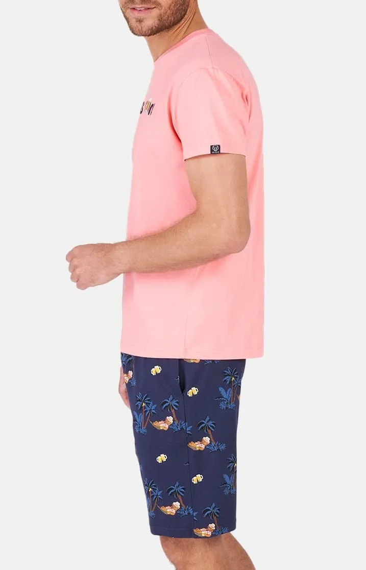 Pyjashort en jersey de coton léger - Sans Pression