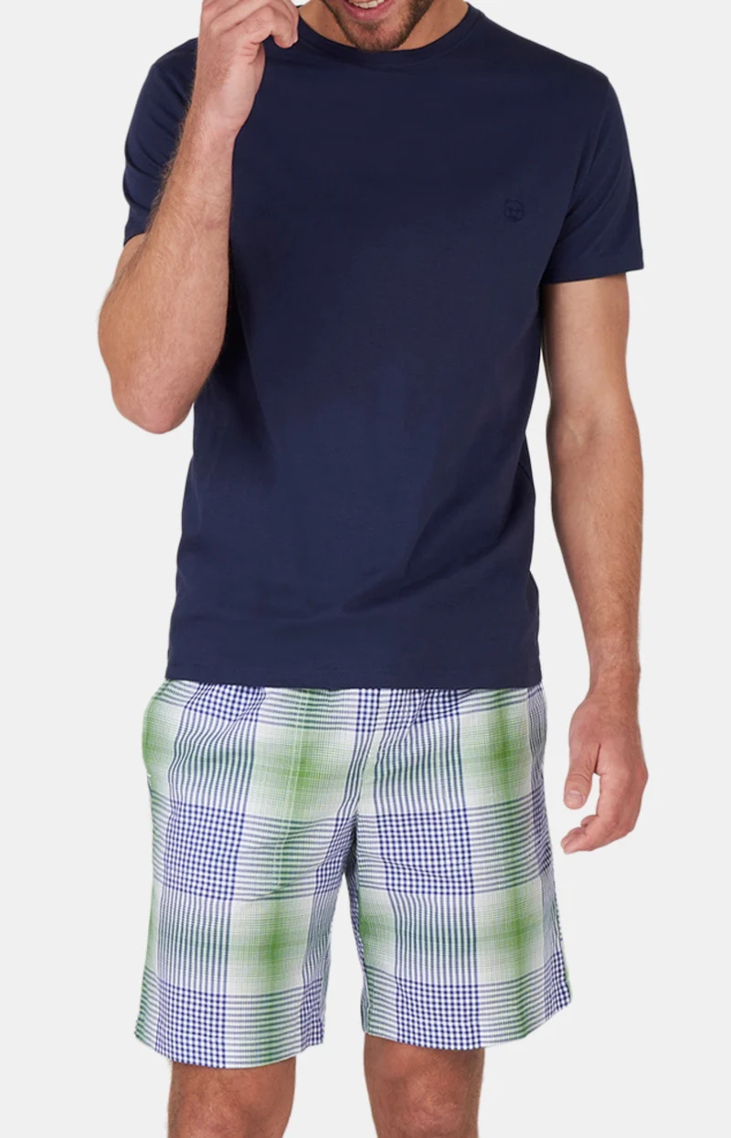 Tee-shirt manches courtes - Coton Marine