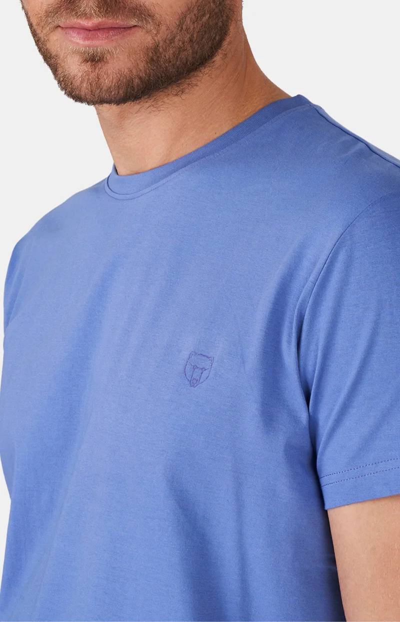 Tee-shirt manches courtes - Coton Azur