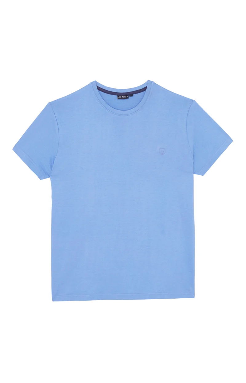 Tee-shirt manches courtes - Coton Azur