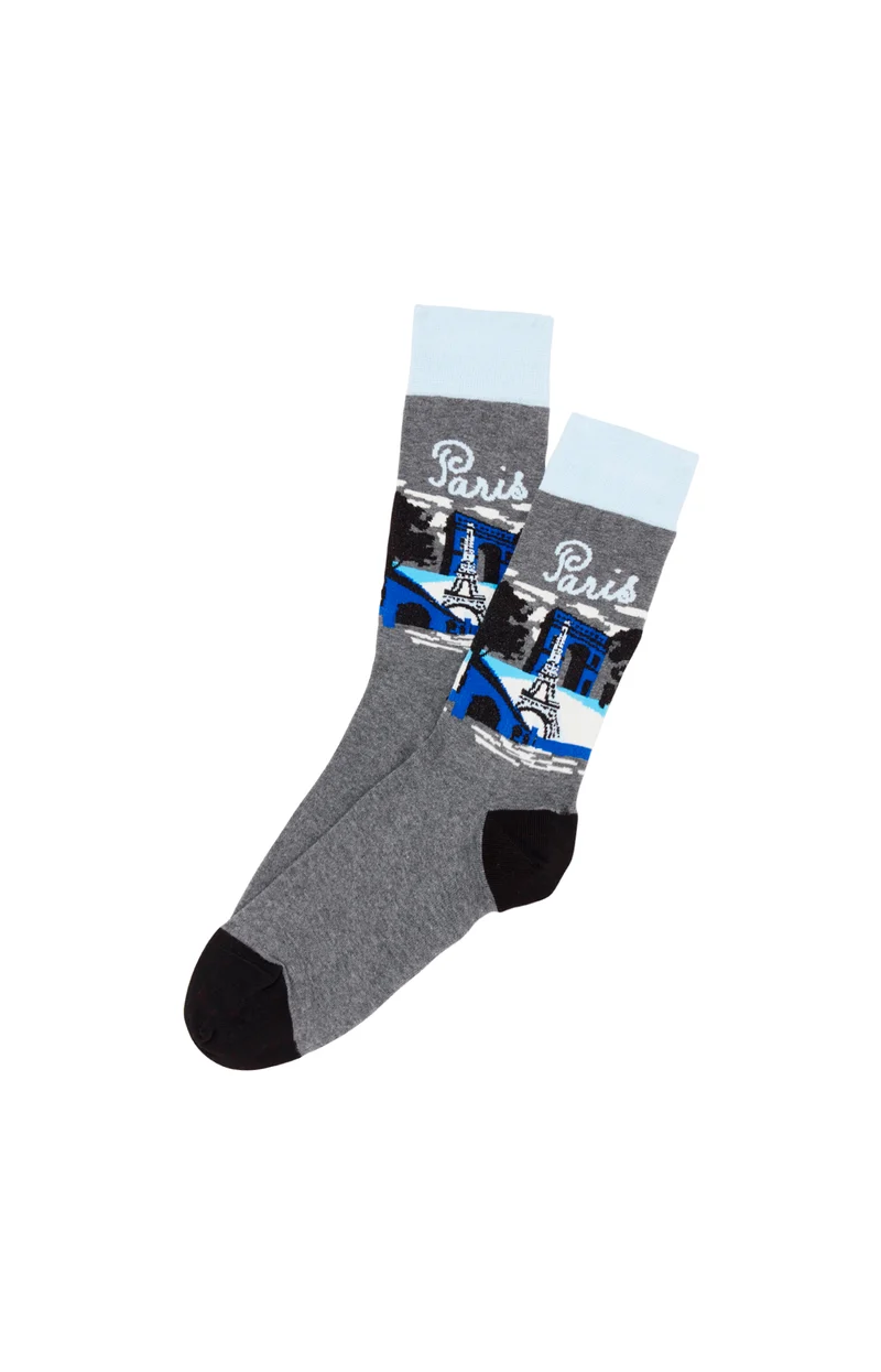 Chaussettes - Paris Gris
