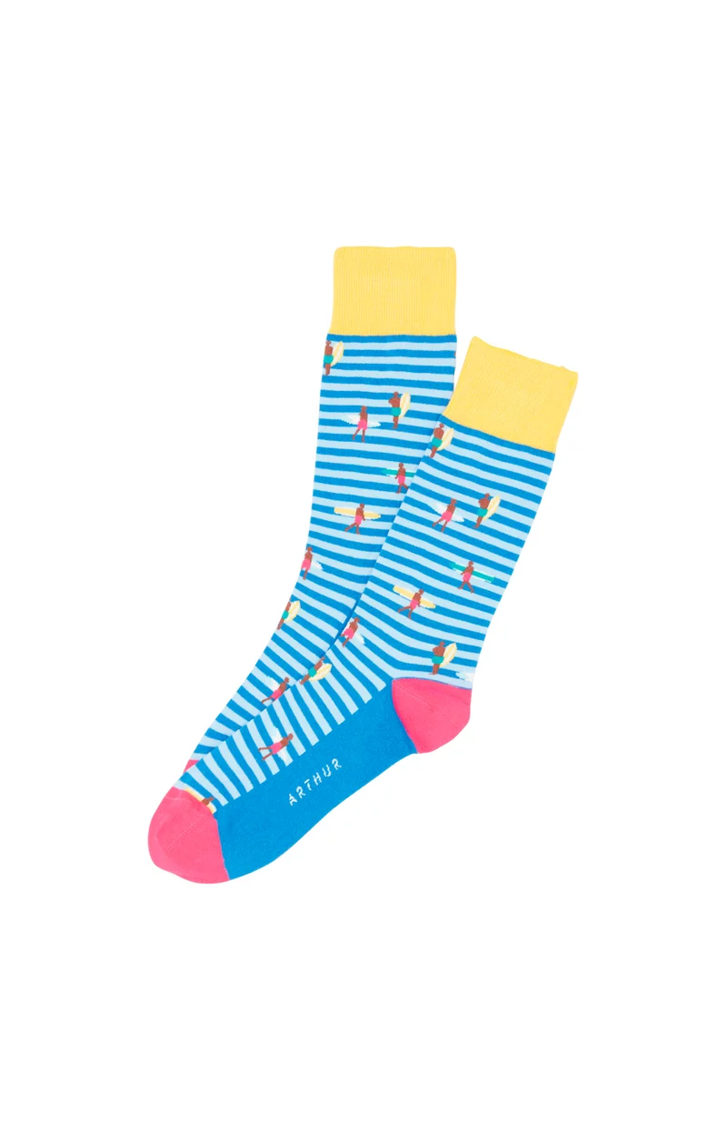 Chaussettes - Surf Bleu
