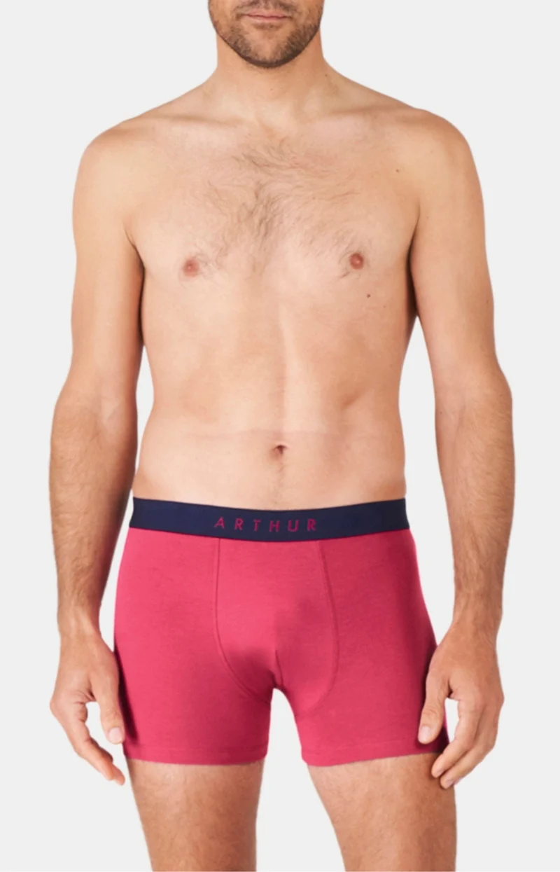 Boxer en jersey de coton - Fushia