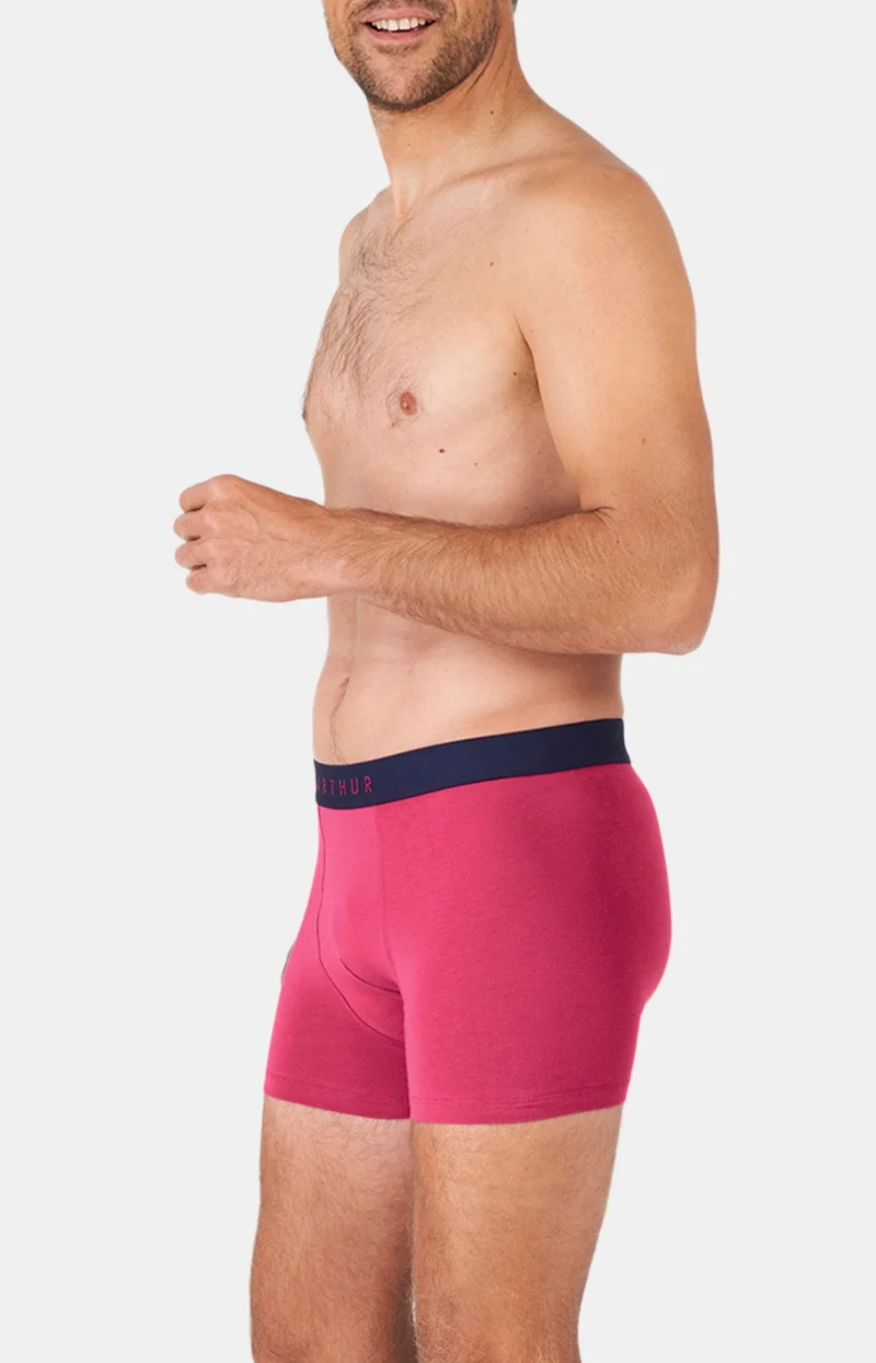 Boxer en jersey de coton - Fushia