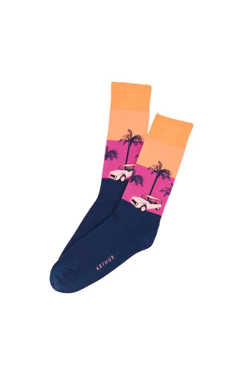 Chaussettes - Méhari Violet