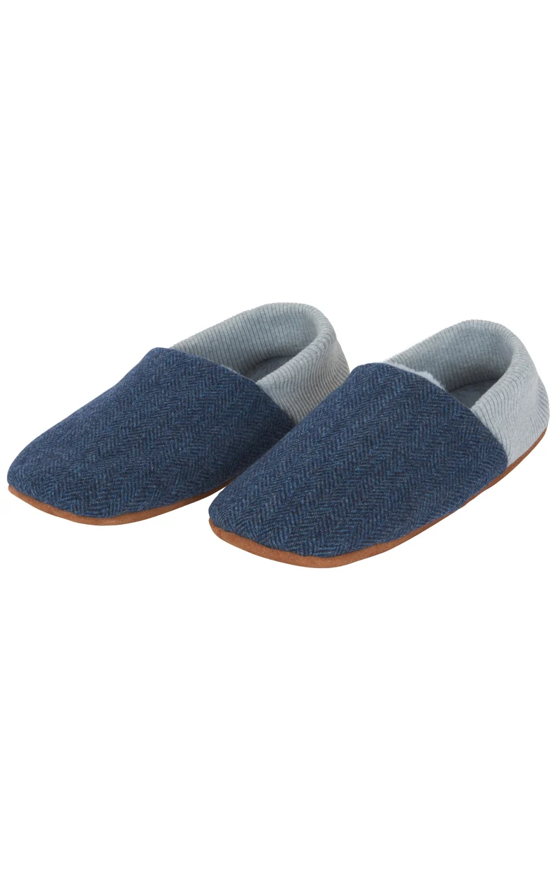 Chaussons Cuir et Laine