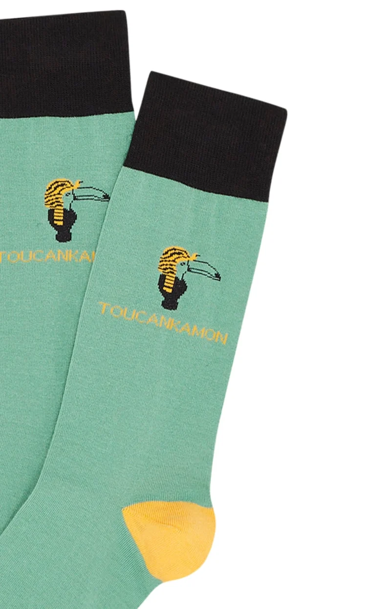 Chaussettes en coton - Toucan Bleu