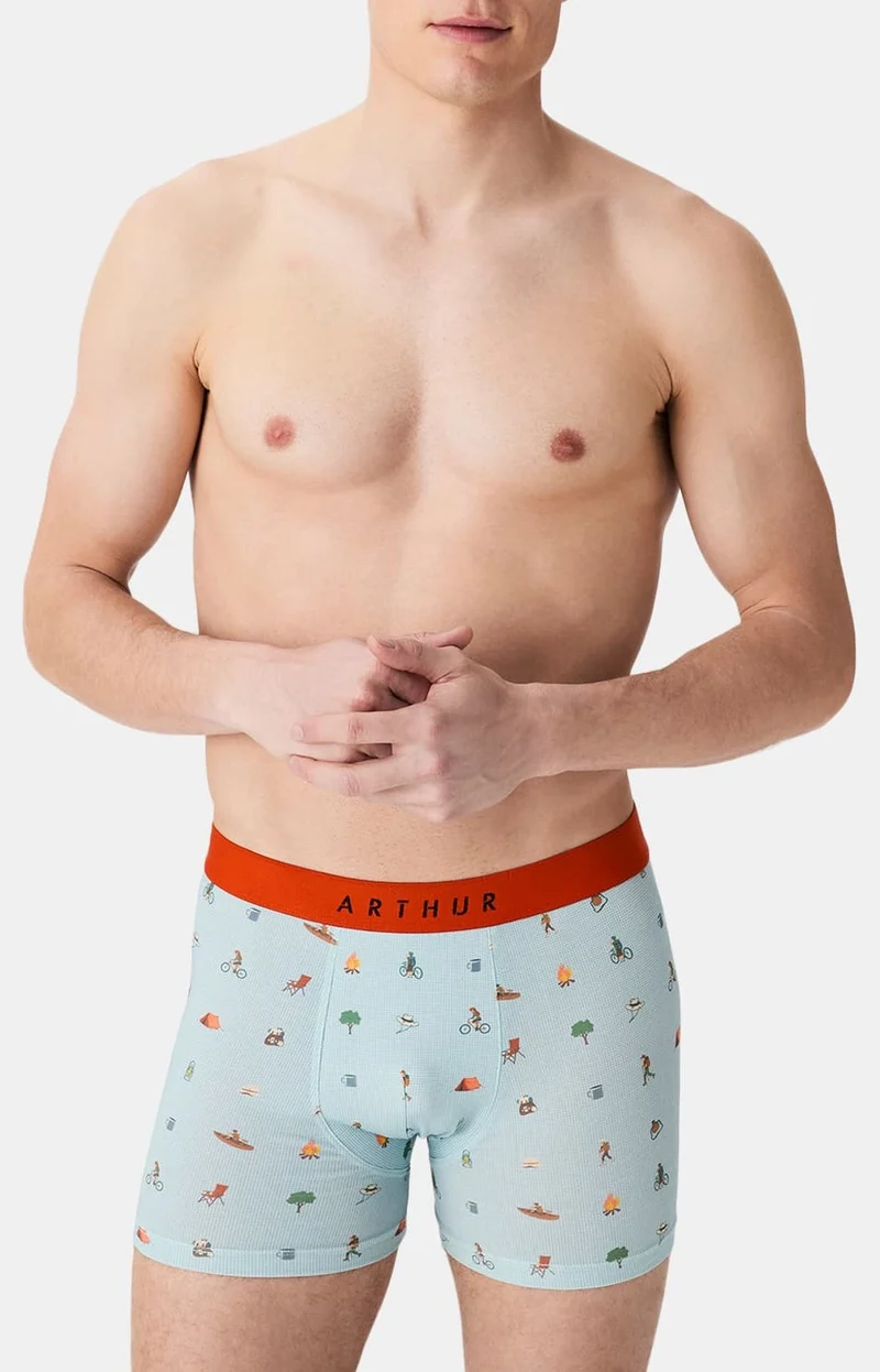 Boxer en jersey de coton - Camping