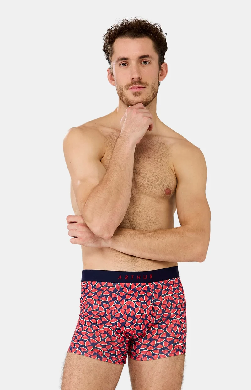 Boxer en jersey de coton - Pastèque