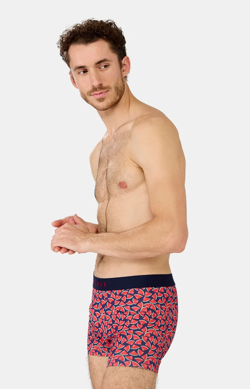 Boxer en jersey de coton - Pastèque