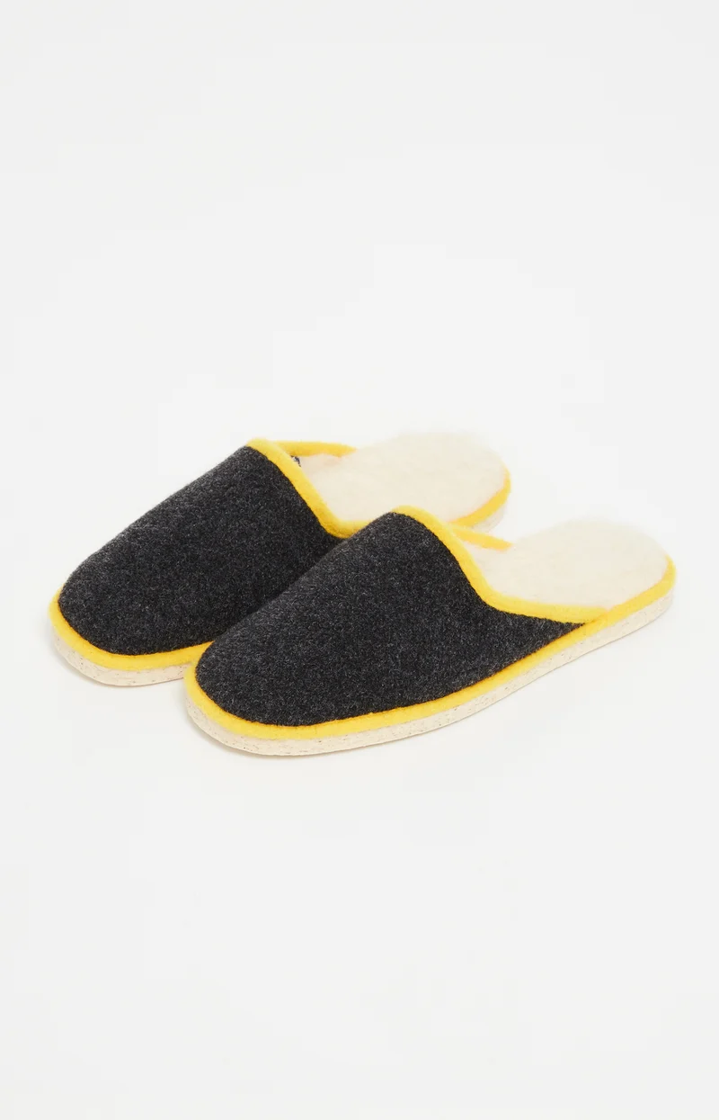 Mules - Polyester et Laine