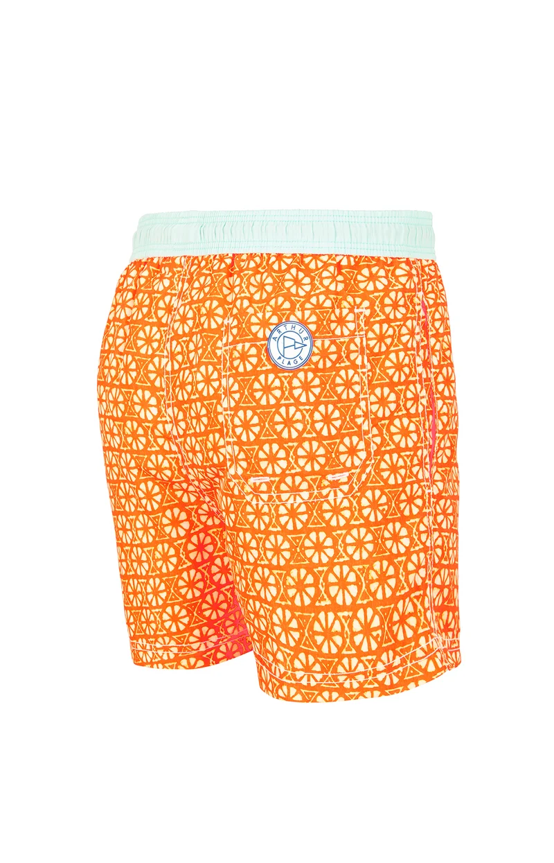 Short de bain - Goa Orange