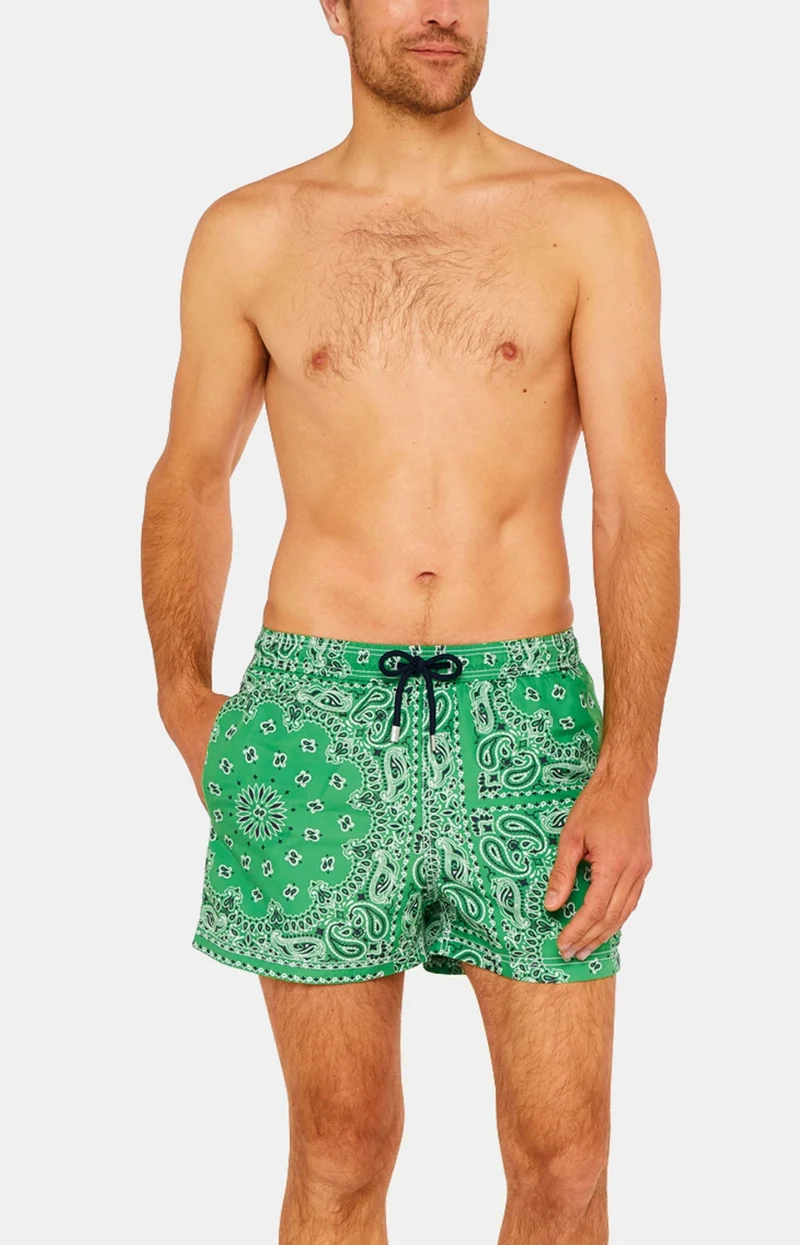 Short de bain - Bandana Vert
