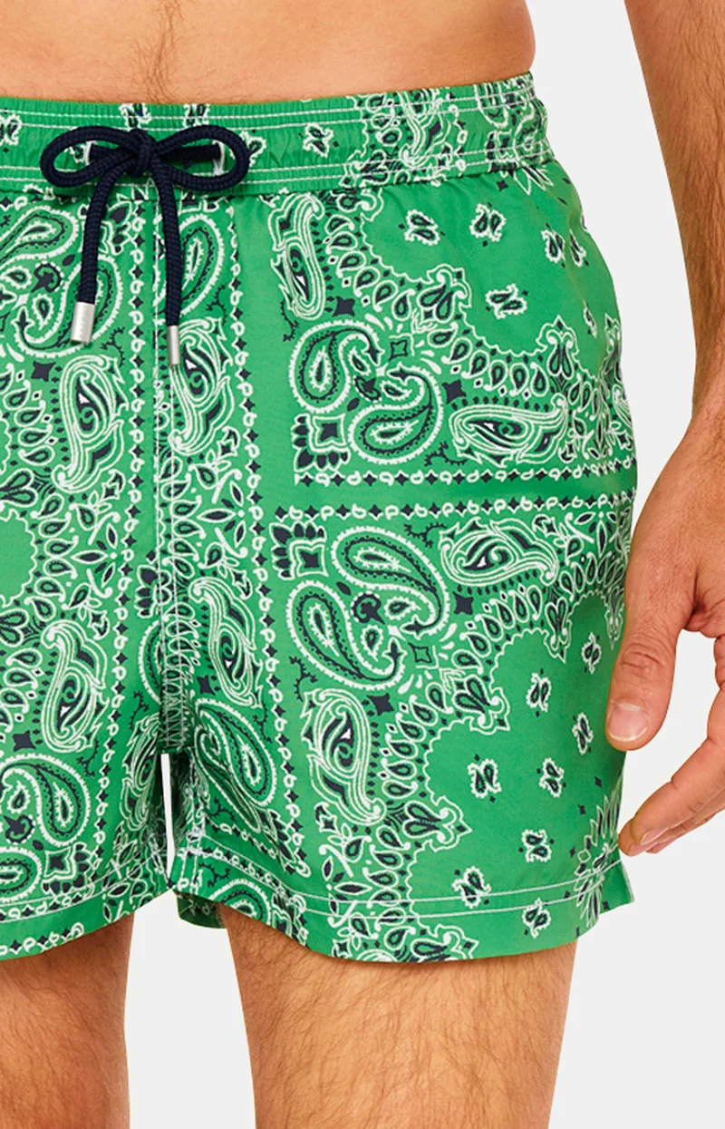 Short de bain - Bandana Vert