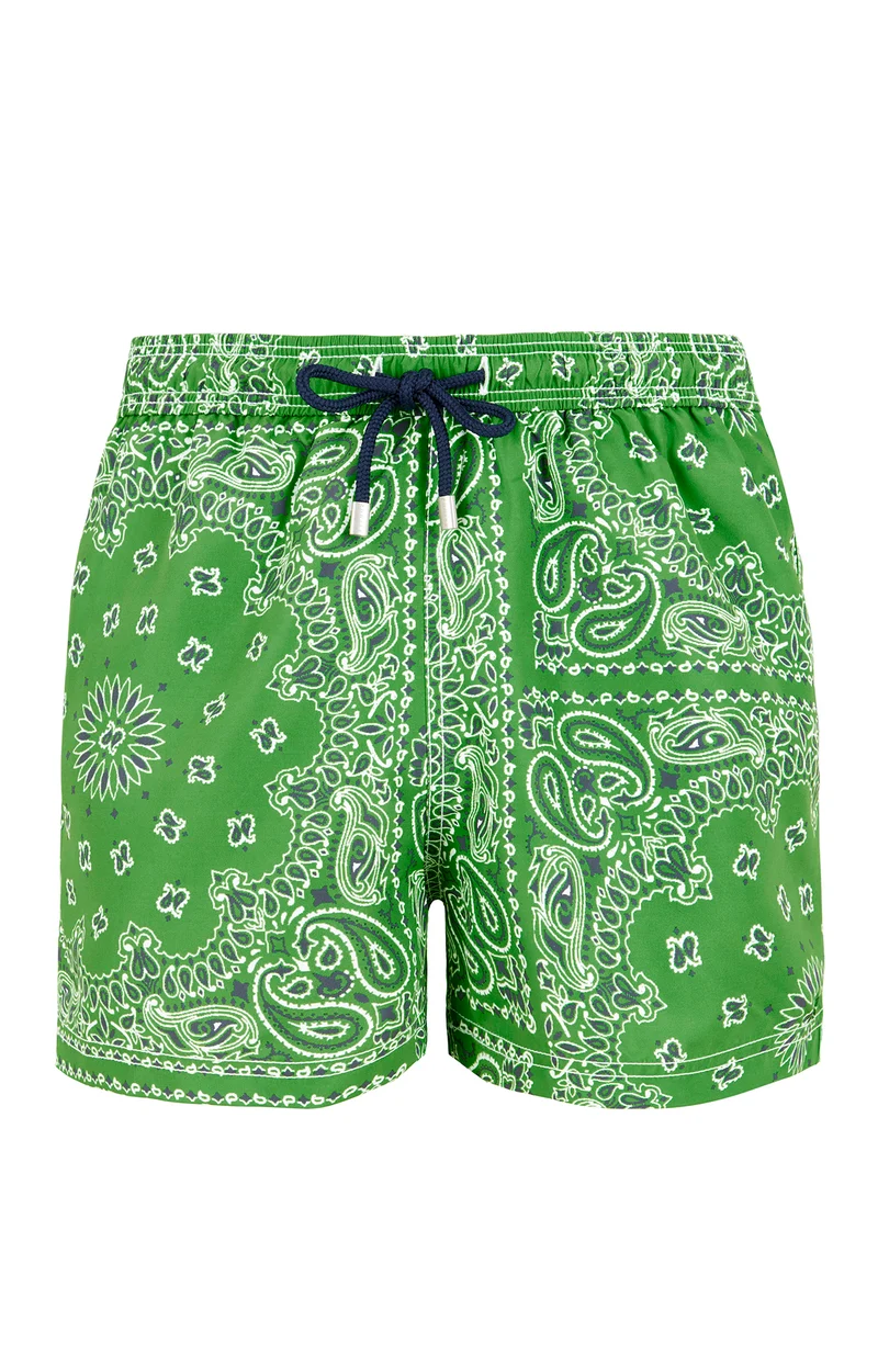 Short de bain - Bandana Vert