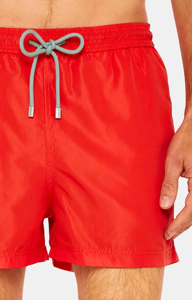 Short de bain - Polyester Recyclé Rouge