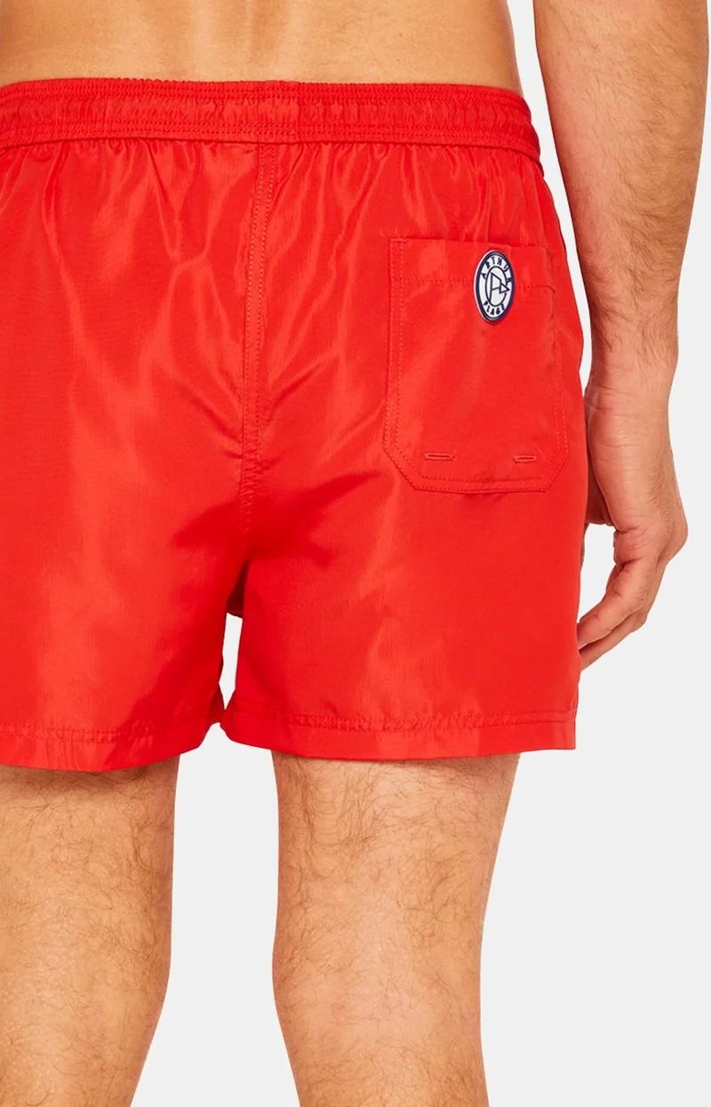 Short de bain - Polyester Recyclé Rouge