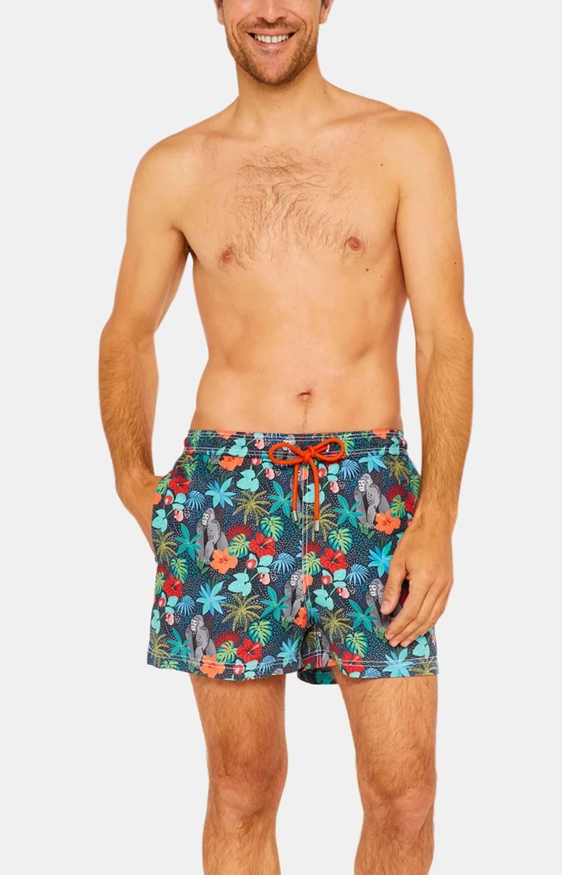 Short de bain Jungle - Bleu
