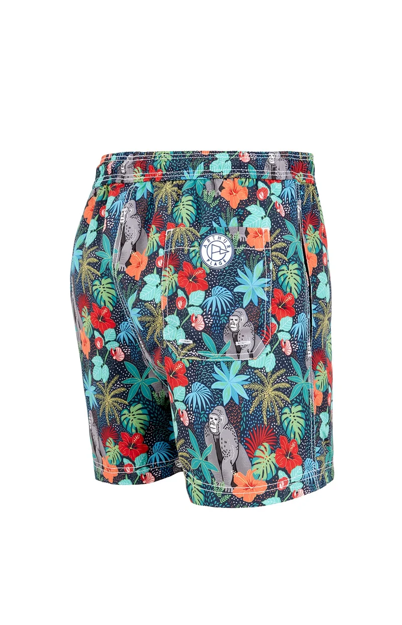Short de bain Jungle - Bleu