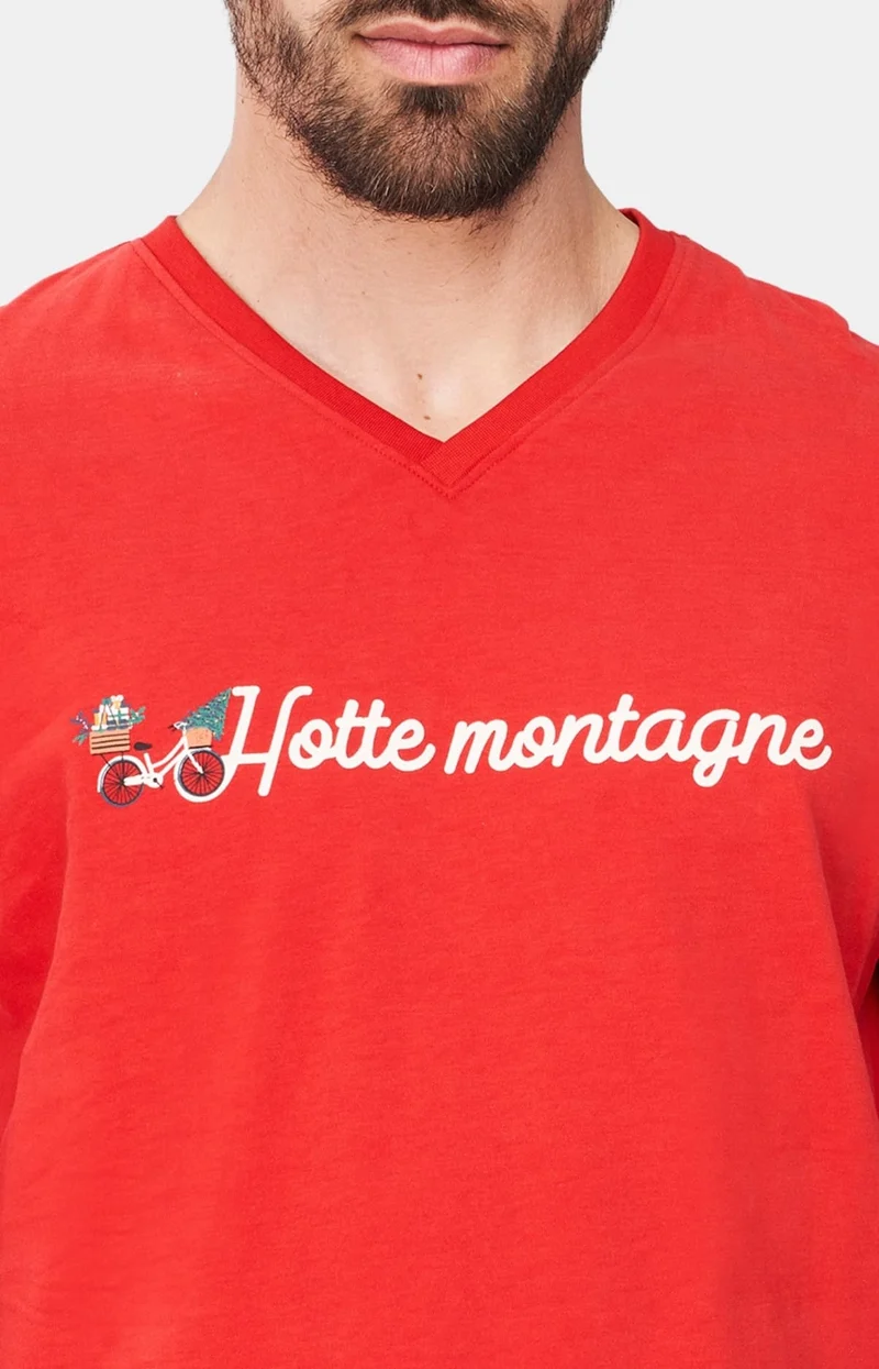 Pyjama en jersey de coton épais - Hotte montagne